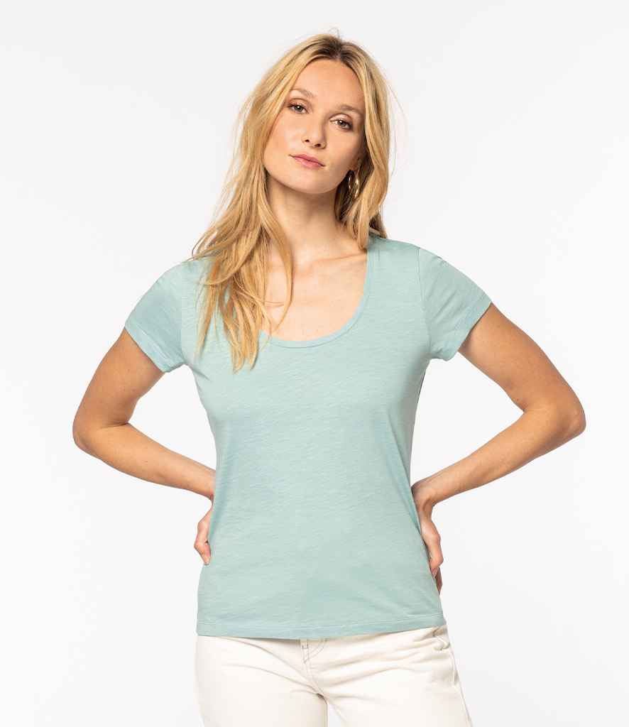Women's Slim Fit Long Sleeve V-Neck Reversible Seamless T-Shirt - A New  Day™ Green XL