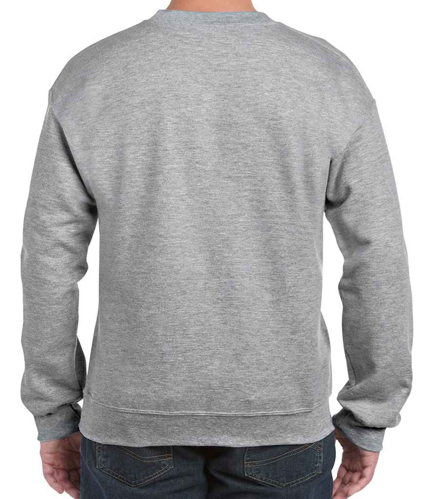 12000 Gildan DryBlend® Crewneck Sweatshirt Sport Grey – Detail