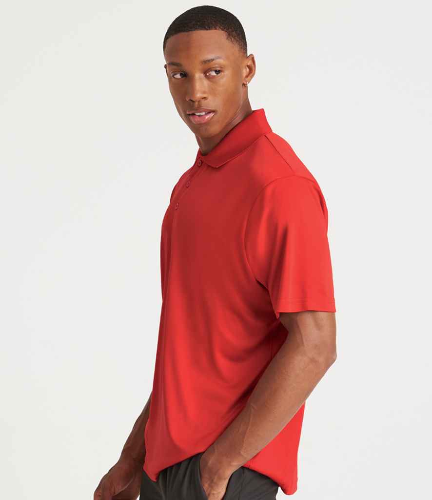 Buy Men's Criss Cross Dyed Red Polo T-Shirt Online