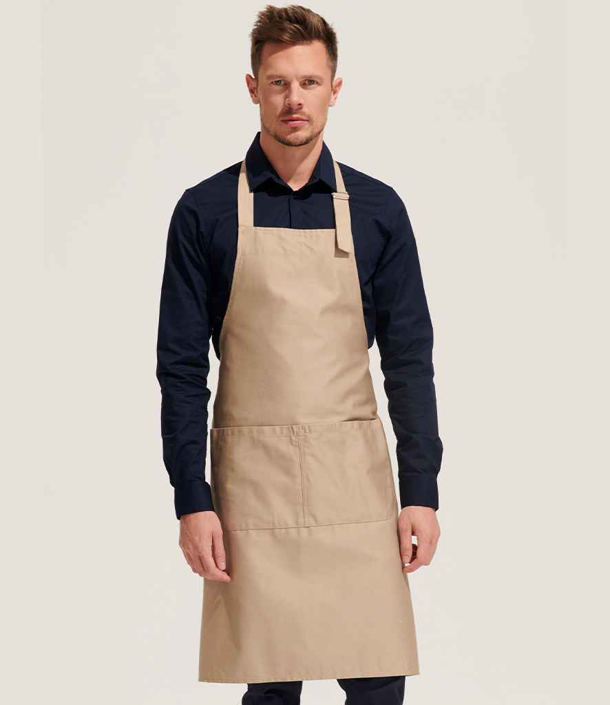 Bib Apron Unisex, Phoenix Black Denim