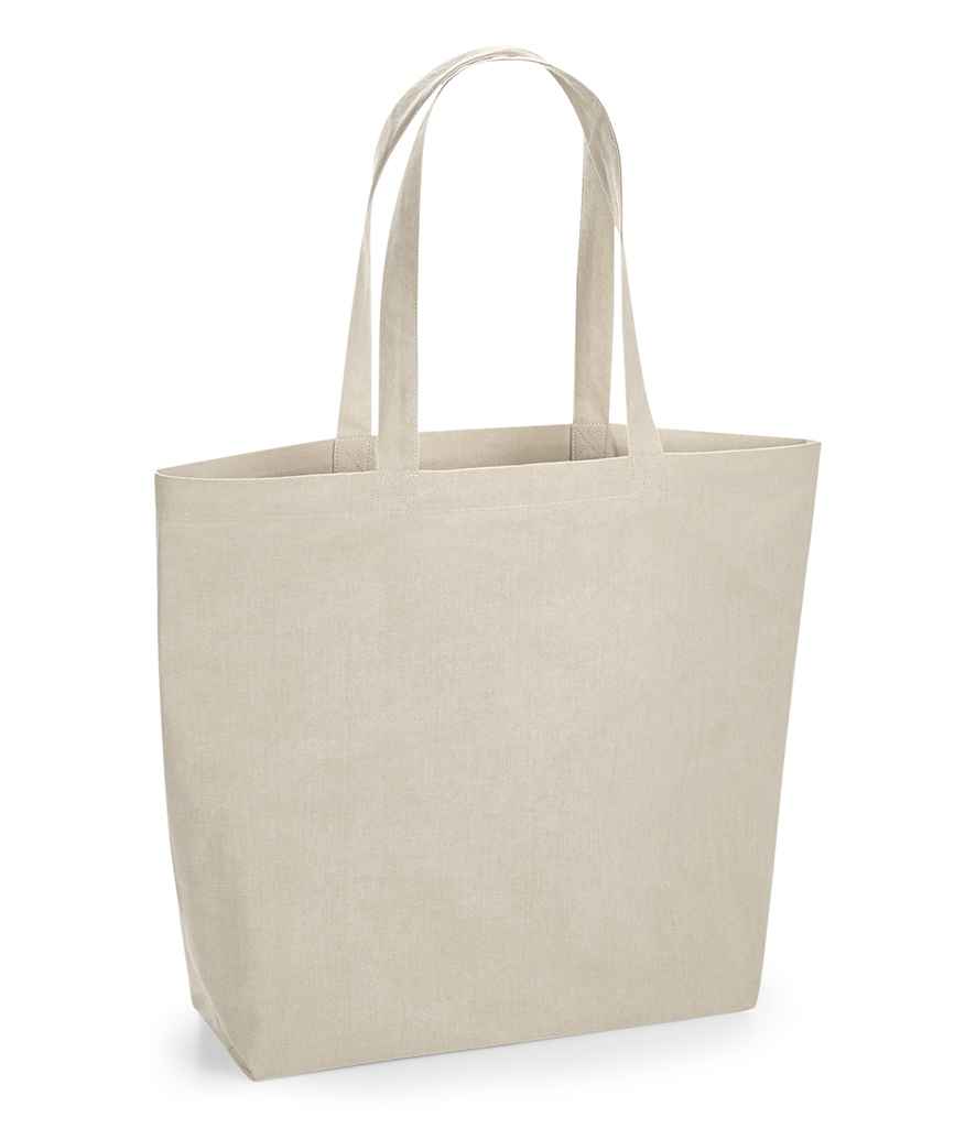 W261 Westford Mill ORGANIC Premium Cotton Tote can have your logo  embroidered or printed