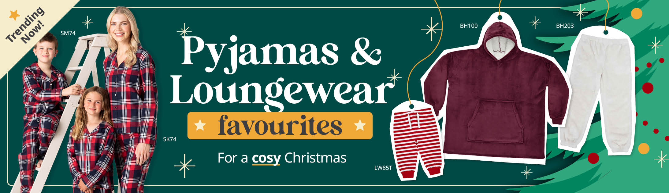 Cosy Christmas Pyjamas & Lougewear